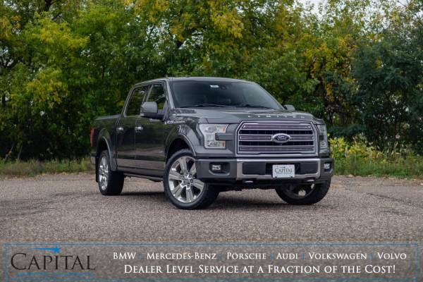 F-150 LIMITED Crew Cab 4x4 wEcoBoost V6 22 Rims, Fully Loaded $36,950