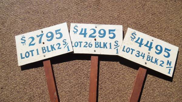 Photo Vintage Rockwood Country Club Lot Signs 1963 $5
