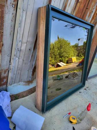 Photo Window windows double pane ice shack deer stand new old home remodel