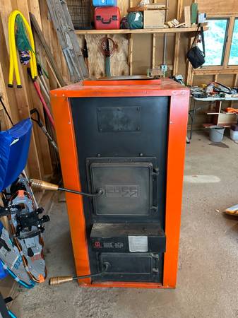 Photo Wood Burning Furnace - used $350