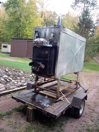 Photo Wood burning hot water furnace for sale $1,500