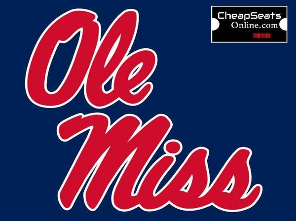 MISSISSIPPI REBELS TICKETS OLE MISS Vs LSU ARKANSAS TEXAS A&M ...