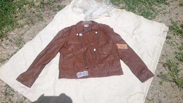 Photo Classic Leather Motorcycle Jacket - NEW with tags - $100 (SW Longmont)