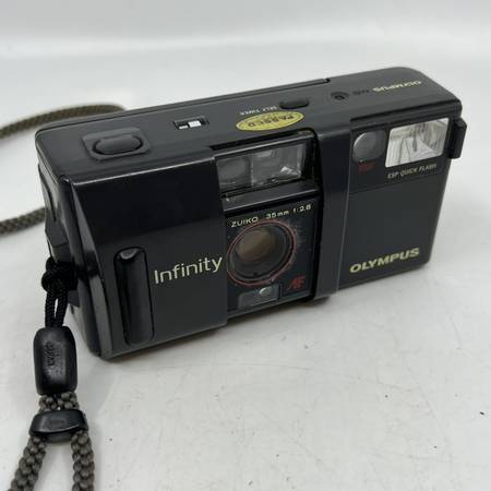 Photo Vintage Japanese OLYMPUS INFINITY Point Shoot 35mm 2.8 AF Film Camera $150