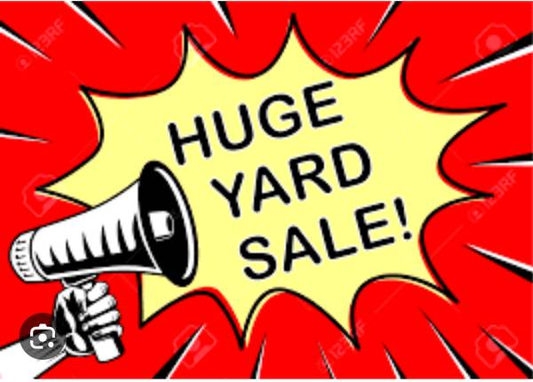 Photo Community Yard Sale 104 Cedar Creek Drive 8am 92323 Sat
