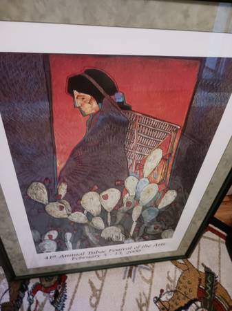 Photo signed amado pena print matted and framed $100