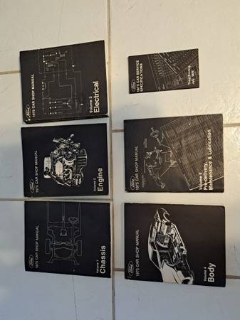 Photo 1975 FORD, LINCOLN, MERCURY FACTORY SHOP MANUALS $75