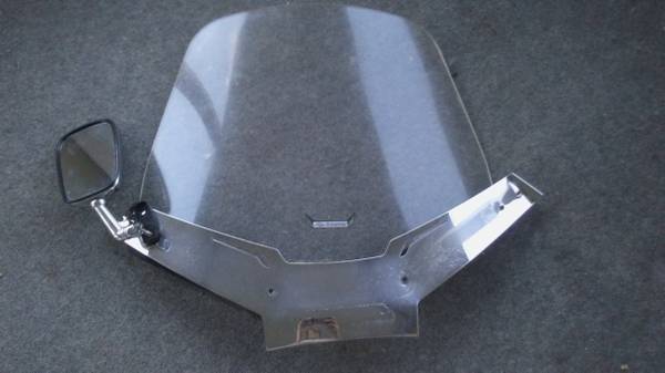 Photo 1983 Goldwing GL1100 Windshield with Gasket and Trim $65