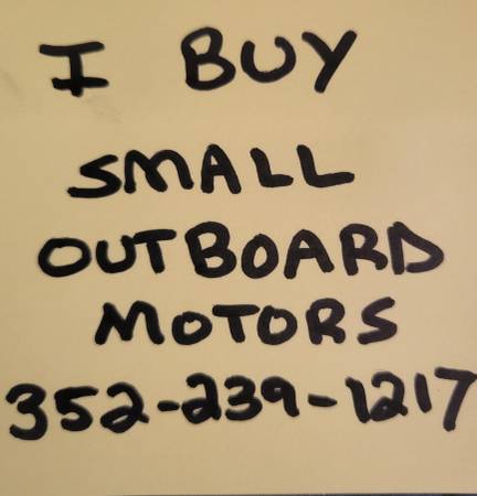 Photo I Buy Small Outboard Motors