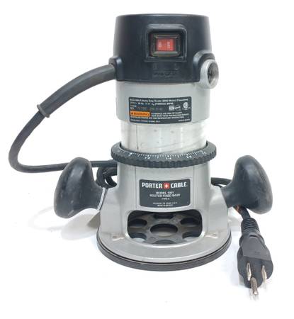Photo PORTER CABLE 690LR FIXED BASE ROUTER (120V,1.75 HP, 11A) 30221-2 $118