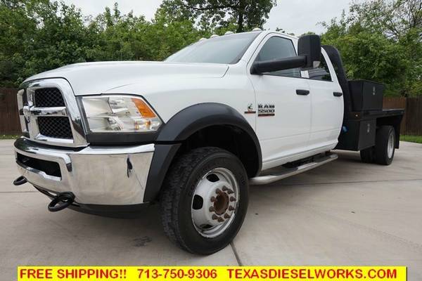 2014 Ram 5500 4WD 12FT FLAT BED FLATBED AISIN TRANSM DPF DEF DELETE ...