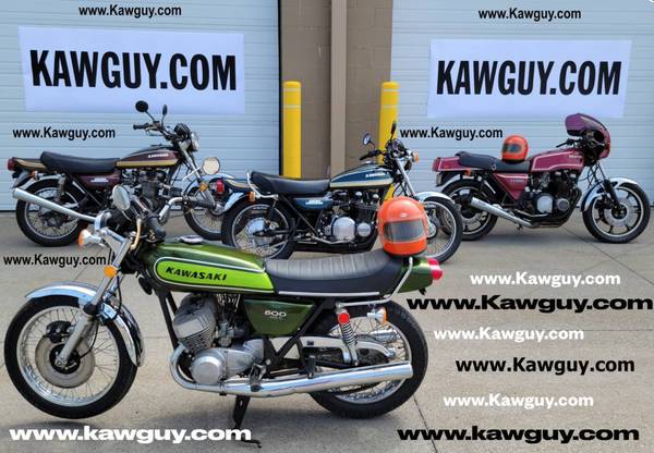 Photo Kawasaki Z1 KZ 900 KZ1000 H2 750 KZ900 Z1R 1973 1974 H1 500 MOTORCYCLE $10,000