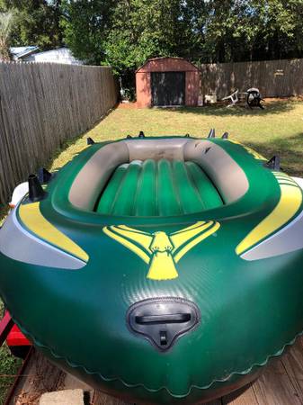 Photo Seahawk 4 Person Inflatable Boat - Please Read Description $100
