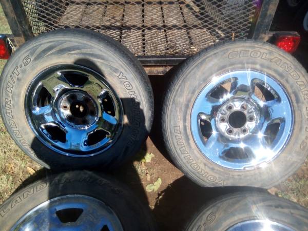 Ford 6 lug rims and tires I do not have the center caps 225 or best of $225