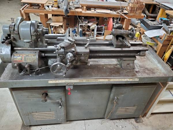 Photo Metal Lathe - South Bend Heavy Ten - Single Phase with Taper $3,895