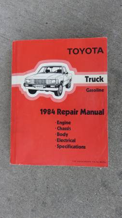 Photo 1984 Toyota Truck  Factory Repair Manual $150