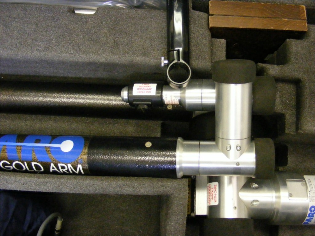 Gold Series Faro Arm Model G0805 with CS Folding Tripod Tools For