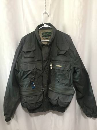 Rare Vintage Hodgman Lakestream Fishing Jacket - size Large $50