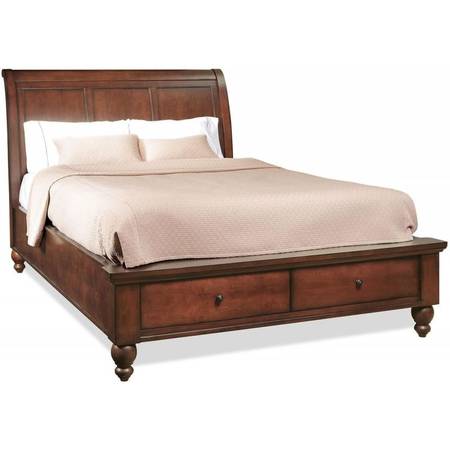 Photo Aspen home Queen sleigh bed with storage 350 OBO $350