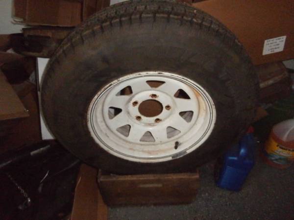 Photo Bayliner Boat  Utility Trailer Spare Tire $150