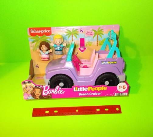 Photo Fisher-Price Little People Barbie Beach Cruiser __ NEW $15