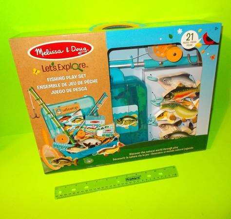 Melissa and Doug Lets Explore Fishing Playset __ New $20