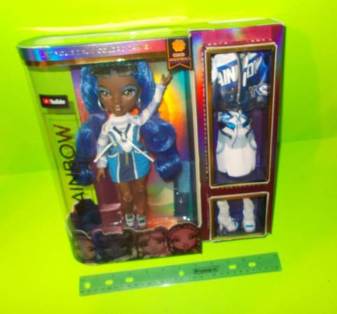 Rainbow High Coco Vanderbalt- Cobalt Blue Fashion Doll __ New $25