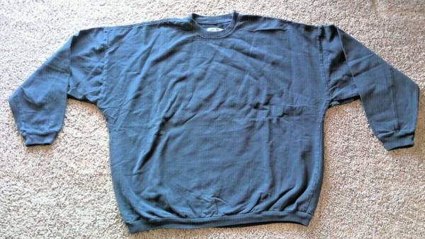 Photo Time Out LOT OF 11 100 Cotton Oversized Crewneck Sweatshirt Dark Blue $60