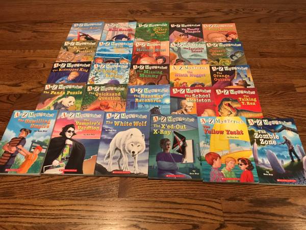 Photo (-) A to Z MYSTERIES by Ron Roy COMPLETE 26 Book Set  Scholastic $50