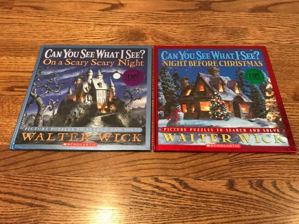 Photo CAN YOU SEE WHAT I SEE  by Walter Wick 2 HARDCOVER BOOKS I SPY $10