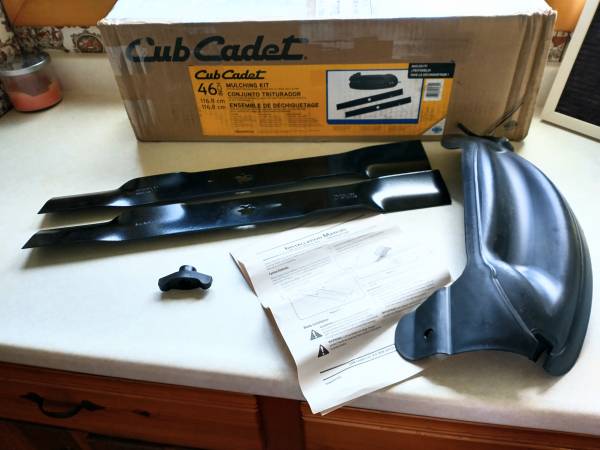 Photo Cub Cadet Mulcher Blade Kit $50