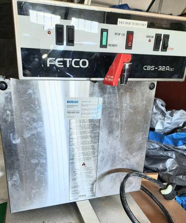 Photo REDUCED PRICE  Coffee machine  commercial FETCO $98