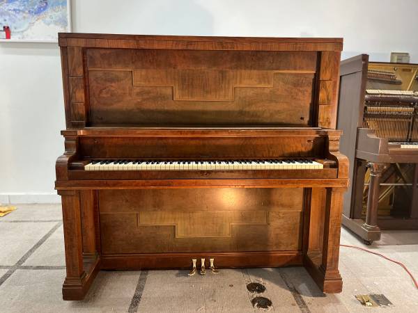 Photo 1904 Art Deco Packard 58 Upright Piano Like New $1,850