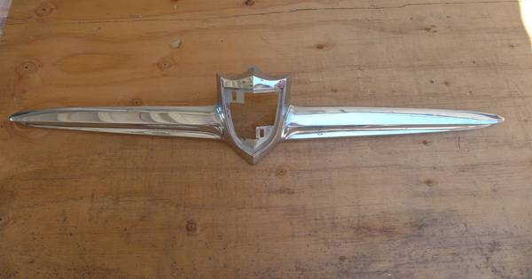Photo 1955 1956 Chrysler 331 354 392 New Yorker Imperial Trunk Emblem Trim $50