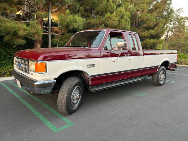 Photo 1991 Ford F-250 XLT Lariat 4X4 Extended Cab With Low 55K Miles $16,500