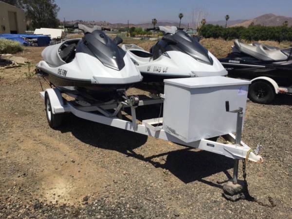 Photo 2014  2013 pair Yamaha VX Sport Jet Skis and trailer $5,500