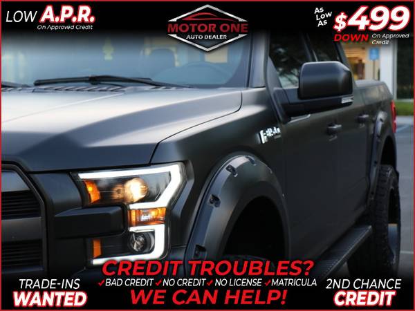 2016 Ford F-150 Lariat SuperCrew Lifted 5.5-ft Bed 4WD, Special Editio $44,995