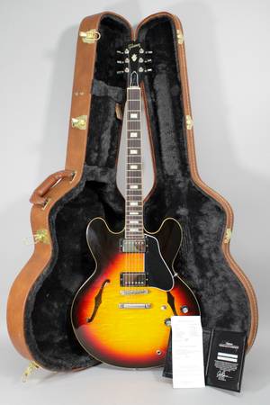 Photo 2018 Gibson ES-335 Figured Top In Sunburst wOHSC $3,995