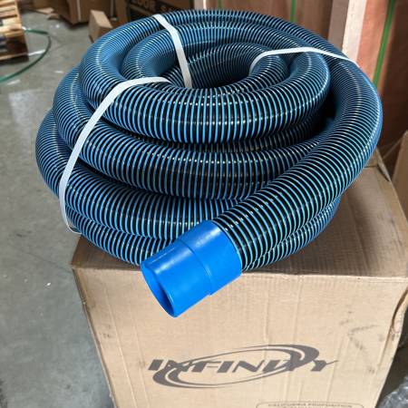Photo 32 Feet X 2 Swimming Pool Vacuum Suction Hose Spiral Flexible Water D $50