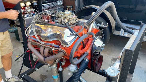 409 Chevy engine passenger car, motor runs solid. Drop right in $9,000 ...
