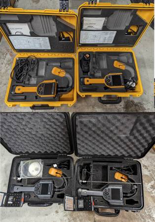 Photo (4) GE XL videoscope borescope (for parts) $7,000