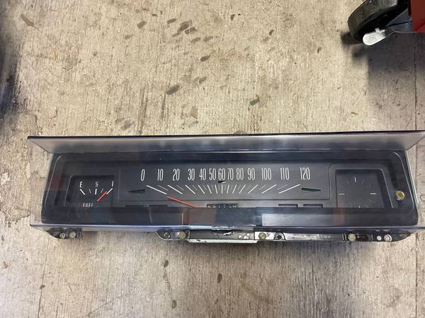 Photo 68-72 Chevy Nova Instrument Cluster $325