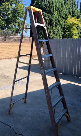 Photo 8 foot Werner ladder $70