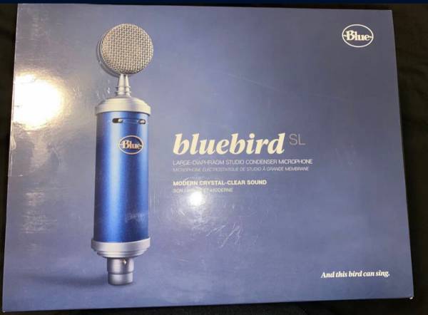 Photo Blue Bluebird SL Studio Condenser Recording Microphone Mic  Shockmount  Case $100