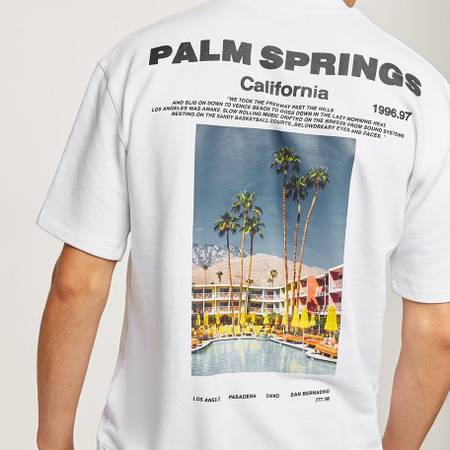 Photo Classic Palm Springs Topman Sweatshirt shirt, sz L $25