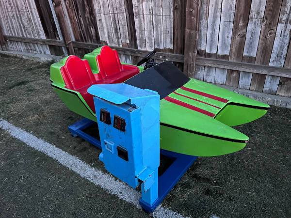 Coin Operated Speedboat Kiddie Ride $1,500