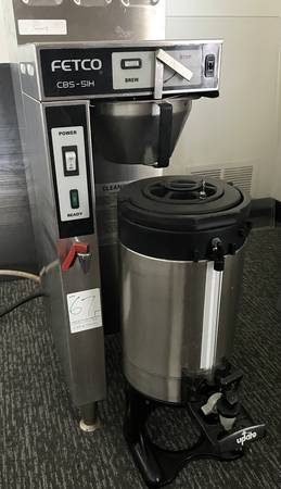 Photo Commercial Fetco Coffee Brewer $100