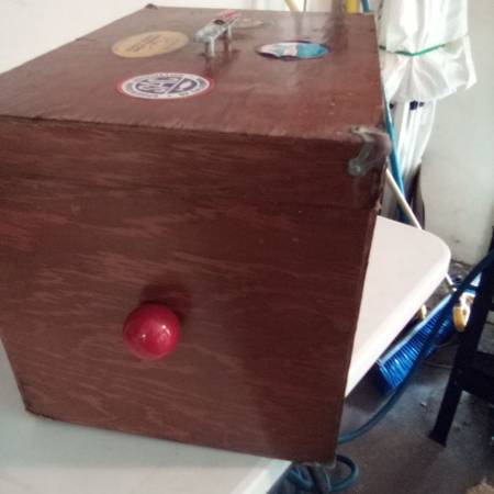 Custom Classic Wood Salt Water Tackle Box $160