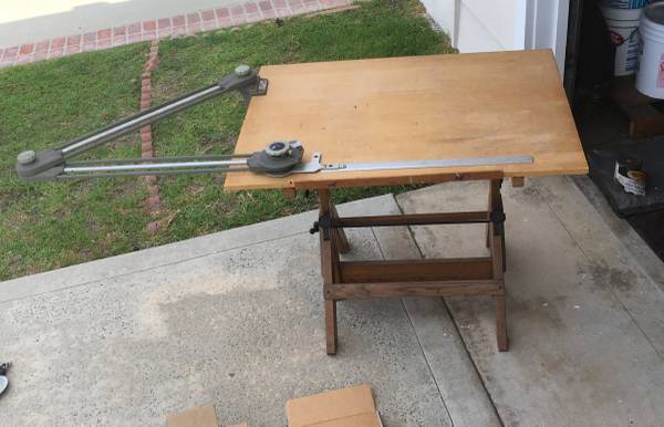 Photo Drafting Table and Drafting Machine $175