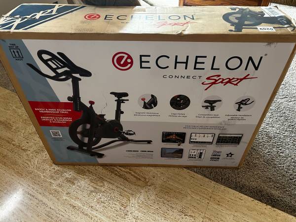 Photo Echelon Sport Bike New In Box Bluetooth Exercise Cycling Bike $400